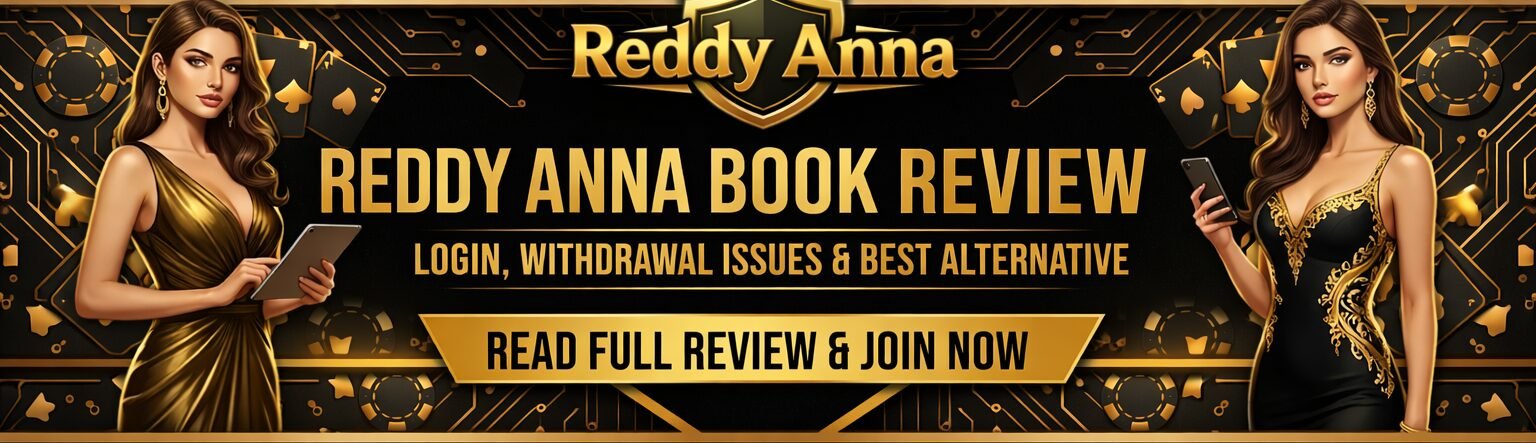 Reddy Anna Book Review 2026 – login not working, withdrawal delay and best alternative betting ID platform
