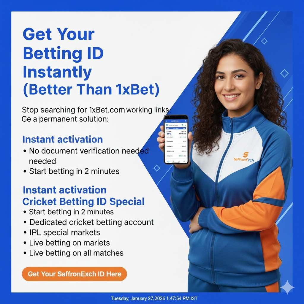 Get your instant betting ID in 2 minutes - Better alternative to 1xBet.com
