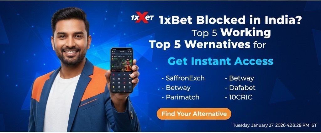 1xBet alternatives India 2026 - Working betting sites with UPI withdrawals