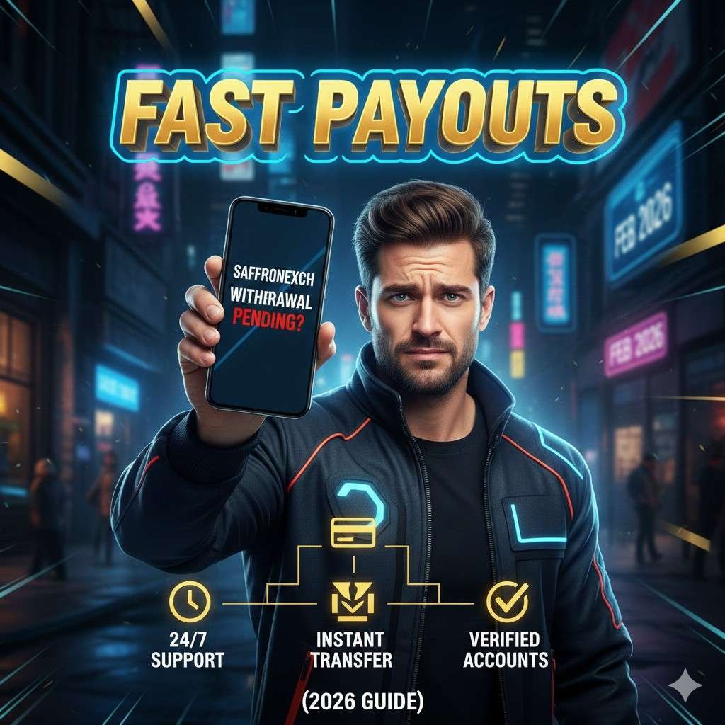 Saffronexch withdrawal pending solution guide 2026 with fast payout tips.
