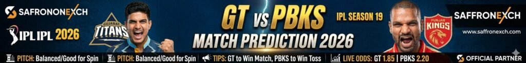 GT vs PBKS Prediction