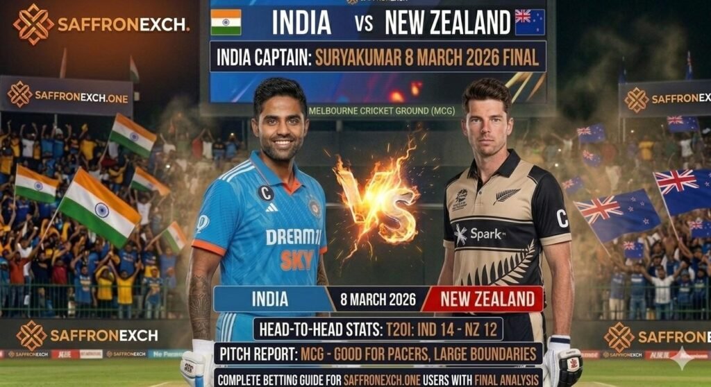 INDIA VS NEW ZEALAND T20 WORLD CUP 2026 FINAL: Complete Match Analysis, Head-to-Head Stats, Pitch Report & 100% Winner Prediction