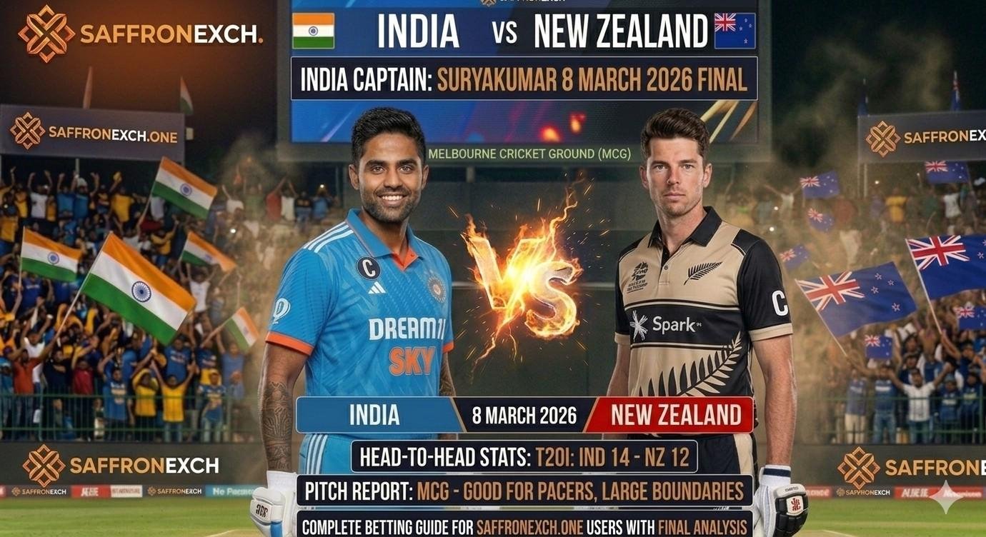 INDIA VS NEW ZEALAND T20 WORLD CUP 2026 FINAL: Complete Match Analysis, Head-to-Head Stats, Pitch Report & 100% Winner Prediction