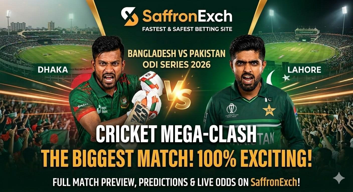 Bangladesh vs Pakistan 2026 ODI Series : Full Match Preview, Prediction, Betting Tips & Live Odds