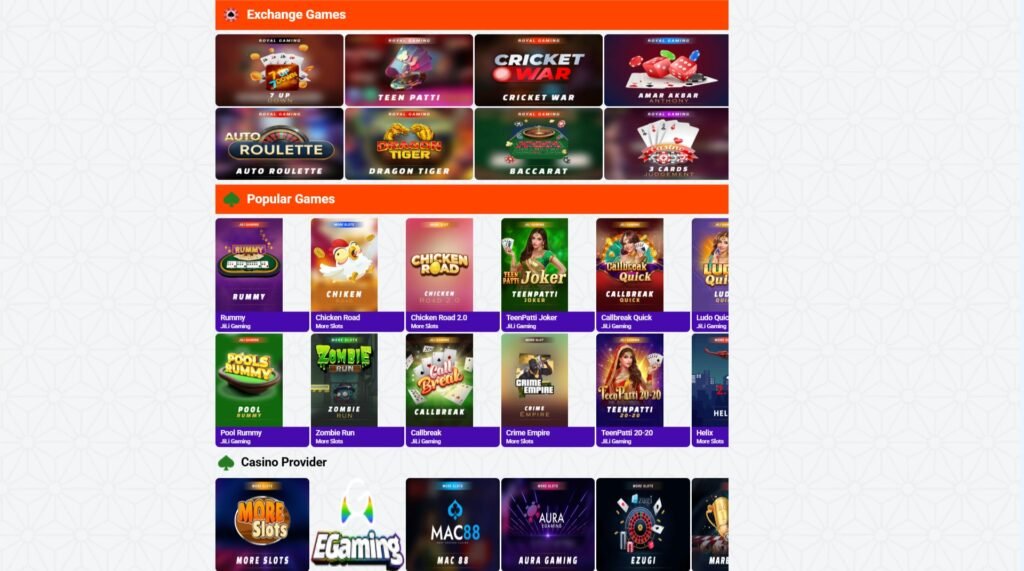 lotus365 exchnage casino games 200 plus games