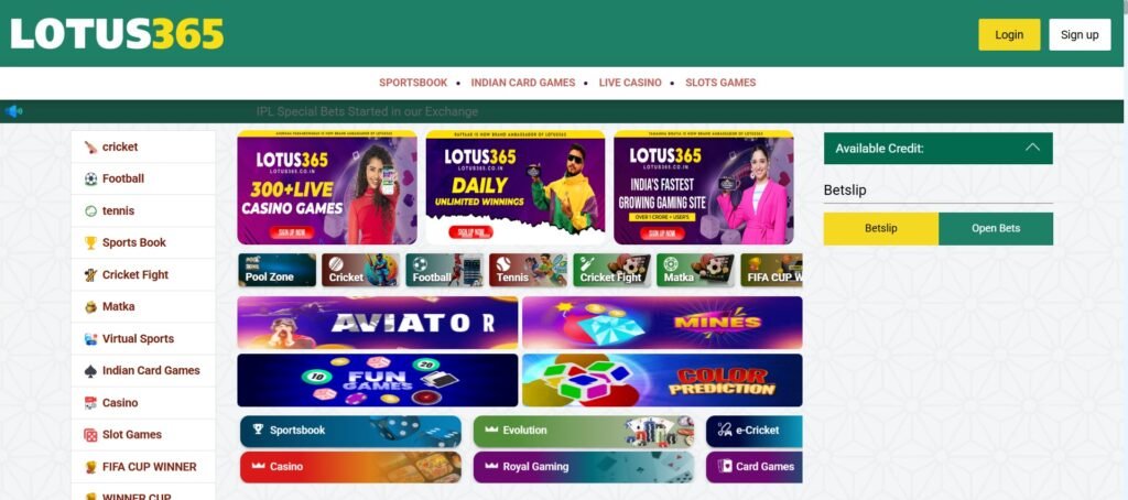 Lotus365 vs SaffronExch