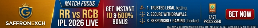 RR vs RCB Betting