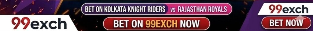 KKR vs RR bet on 99exch