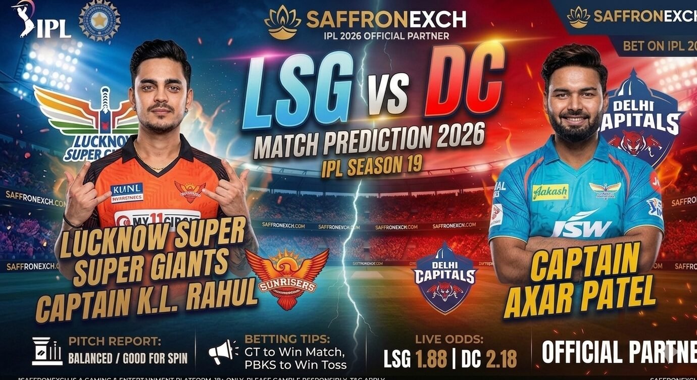 SRH vs LSG  Match Prediction : Who Will Win Today? Rajiv Gandhi Stadium Pitch Report & Betting Tip IPL 2026