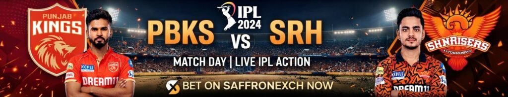 PBKS vs SRH IPL 2026 betting