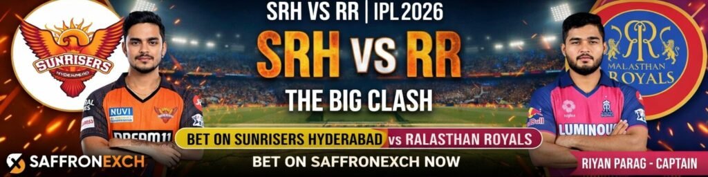 SRH vs RR IPL 2026 betting