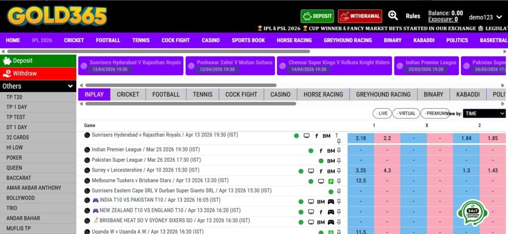 gold365 live Betting