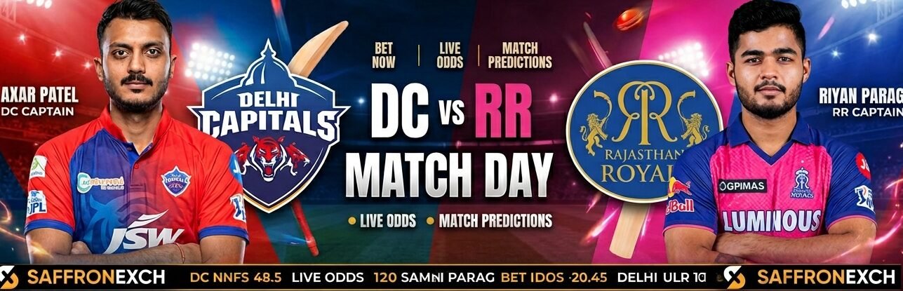 dc vs rr toss and match prediction 2026 ipl betting on saffronexch